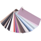 Polycotton fabrics with PVC backing in various colors