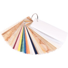 Laminated PVC with parchment imitation foil in various colors