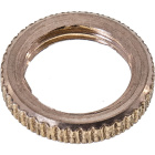 Brass washer knurled D.13xH.2,5mm slip hole M10x1 (035G)