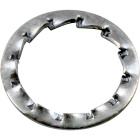 Arandela moleteada de metal D.20,5x1mm, talandro 13,2mm