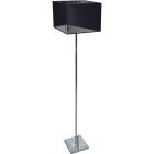 Floor Lamp DIAGONAL 1xE27 L.30xW.30xH.145cm Black/Chrome