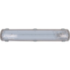 Waterproof Lamp CORAL II IP65 2x14W G5 T5 L.61,8xW.11,6xH.7,4cm Grey