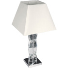 Table Lamp ABIGAIL 1xE27 L.33xW.33xH.65cm Transparent/Chrome