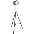 Floor Lamp NOBEL tripod 1xE27 H.163xD.58cm Chrome/Black