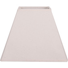 Lampshade DANIA square prism flat with clamp L.12xW.12xH.10,5cm Beije