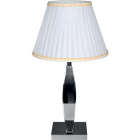 Table Lamp CIARA 1xE27 H.60xD.33cm White/Chrome