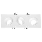 Frame for Downlight ONIRO 3xMR16 L.25,5xW.9,3xH.0,4cm Polycarbonate (PC) White