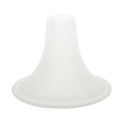 Tulip OPALINO conic shape and made of frosted glass, D.6xH.5cm, for G4