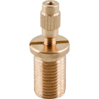 Cord grip H.2,5xD.1,2 M10x1 with stop, in raw brass