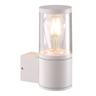 Wall Lamp EGA IP65 1xE27 L.9xW.14,1xH.21cm Aluminium+PC White
