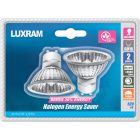 Light Bulb 2x GU10 ENERGY SAVER Dimmable 28W 3000K 520cd 38°-D
