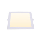 Downlight INTEGO 2.0 PC square 12W LED 1200lm 3000K 120° L.17,5xW.17,5xH.2,5cm White