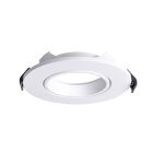 Frame for Downlight INTECA PC round H.2,5xD.9cm Polycarbonate (PC) White