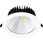 Downlight INTEGO MARVEL round 1x60W LED 4800lm 6400K 60° H.0,3xD.22,5cm White