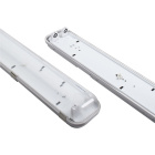 Waterproof Lamp LINESTRA double connection IP65 2xG13 T8 LED 150cm L.157xW.10,2xH.7cm Grey