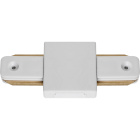"I" shaped connector for LINE PRO X2 track 2 conductors in white aluminum