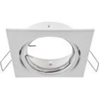 Frame for Downlight INTAKE square rotating L.8xW.8xH.2,1cm White
