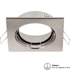 Frame for Downlight INTAKE square rotating with grounded wire L.8xW.8xH.2,2cm Satin Nickel