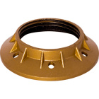 Gold shade ring for E27 threaded lampholder H.15mm D.65mm, in bakelite