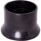 Black shade ring for E27 threaded lampholder, in bakelite