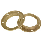 Shiny gold shade ring for E27 threaded lampholder H.12mm D.57mm, in thermoplastic resin