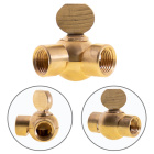 Female brass swivel Alt.3xD.1,9-3,8cm, M10x, with butterfly (GIRO SN6*AC)