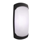 Wall Lamp FRANCY 1xE27 IP66 L.30xW.8,5xH.13cm black resin