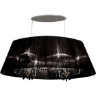 Ceiling Lamp OLÍMPIA 6xE14 L.96xW.48xH.Reg.cm Black/Chrome