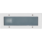 Recessed Wall Lamp SAGA rectangular IP54 1xE27 L.30,5xW.10xH.11,3cm White