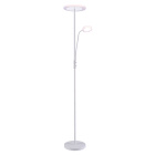 Candeeiro de pé BAYANI com braço de leitura 28W+6W LED 3000-6500K Alt.179xD.25cm branco