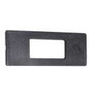 Aplique Empotrable NINA 1xR7s (78mm) 3,5W con pulsador CCT (3colores) IP55 L.14,5xAn.5xAl.5cm negra