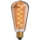 Light Bulb E27 (thick) Pear CLASSIC DECOLED Dimmable 5W 2200K 280lm Amber-A