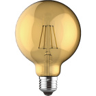 Light Bulb E27 (thick) Globe VALUE VINTAGE LED D95 4W 2200K 330lm Amber-A+