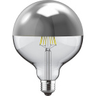 Light Bulb E27 (thick) Globe CLASSIC TOPLED Dimmable D125 8W 2700K 700lm Silver-A+