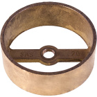 Box hoop Alt.2,5xD.7cm without side holes , in raw brass