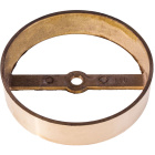Box hoop  Alt.2,5xD.11cm without side holes , in raw brass