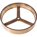 Box hoop  Alt.2,5xD.14cm without side holes , in raw brass