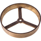 Box hoop  H.2,5xD.15cm without side holes , in raw brass