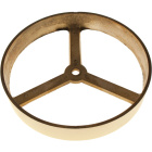Box hoop  Alt.2,5xD.16cm without side holes , in raw brass