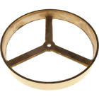 Box hoop  Alt.2,5xD.20cm without side holes , in raw brass