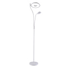 Floor Lamp GENOVA with reading arm 28W+7W LED 3000-6500K H.179xD.25cm white