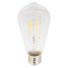 Light Bulb E27 (grosso) JADIR LED 4W 2700K 200lm 270° Transparent -A+