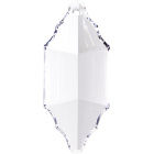 Crystal pendluque 7,2x3,2cm 1 hole transparent