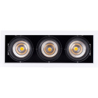 Downlight ALFEU rectangular 3x30W LED 6650lm 4000K 25° L.50,5xW.19xH.0,3cm White