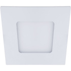 Foco de encastrar FRANCO quadrado 1x3W LED 168lm 6000K 180° C.8,5xL.8,5xcm Branco