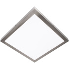 Plafond PESETA square 40x40 1x28W LED 1960lm 4000K 120° L.40xW.40xH.4cm Satin Nickel