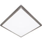 Plafond PESETA square 60x60 1x48W LED 3600lm 4000K 120° L.60xW.60xH.4cm Satin Nickel