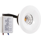 Downlight CENTIMO round fixed 1x1W LED 65lm 2700K H.0,3xD.5cm White
