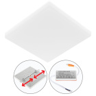 Downlight RUPIA square 1x24W LED 2160lm 4000K 120° L.16,8xW.16,8xH.1,8cm White