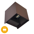 Wall Lamp SOR IP65 2x5W LED 600lm 3000K L.10xW.10xH.10cm Rust Color